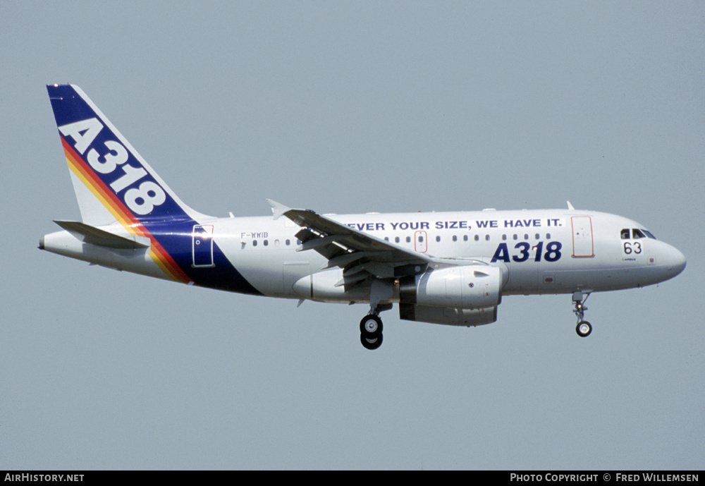Aircraft Photo of F-WWIB | Airbus A318-122 | Airbus | AirHistory.net #290494