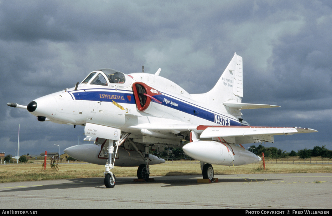 Aircraft Photo of N437FS | McDonnell Douglas A-4N Skyhawk II | BAE Systems Flight Systems | AirHistory.net #290495