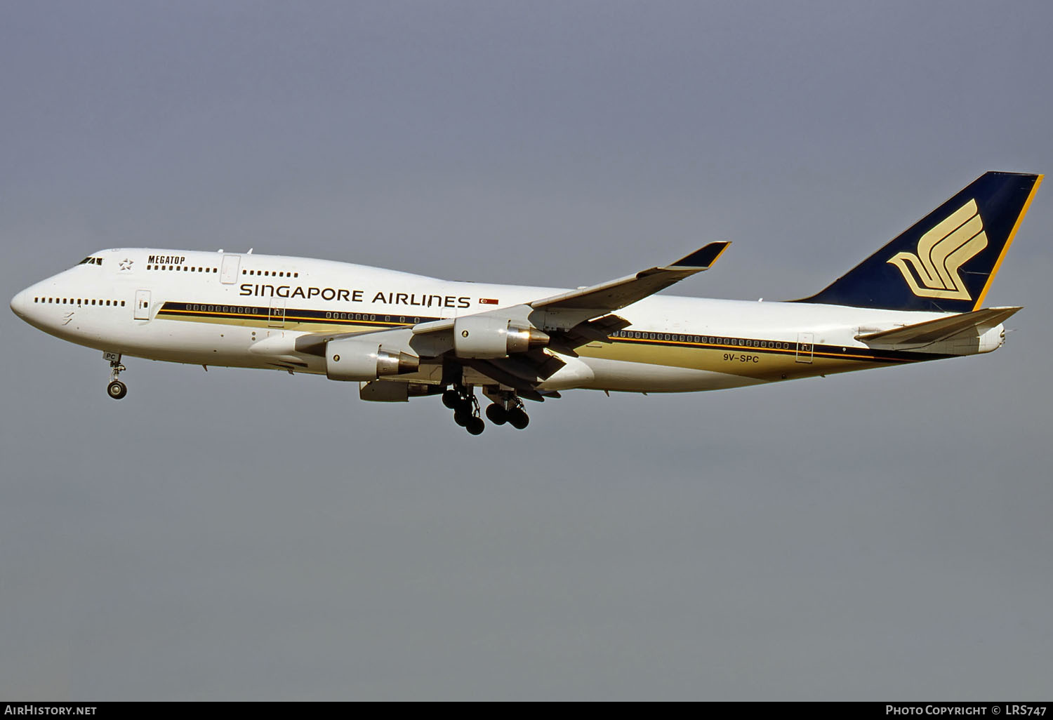 Aircraft Photo of 9V-SPC | Boeing 747-412 | Singapore Airlines | AirHistory.net #290504