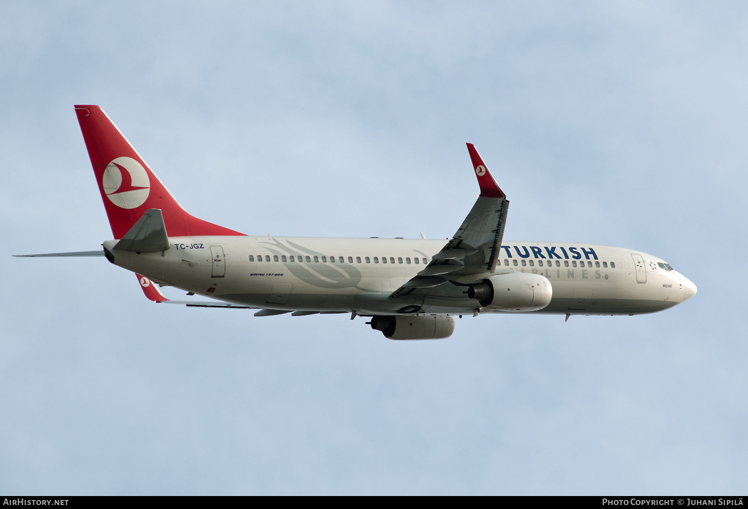 Aircraft Photo of TC-JGZ | Boeing 737-8F2 | Turkish Airlines | AirHistory.net #290512