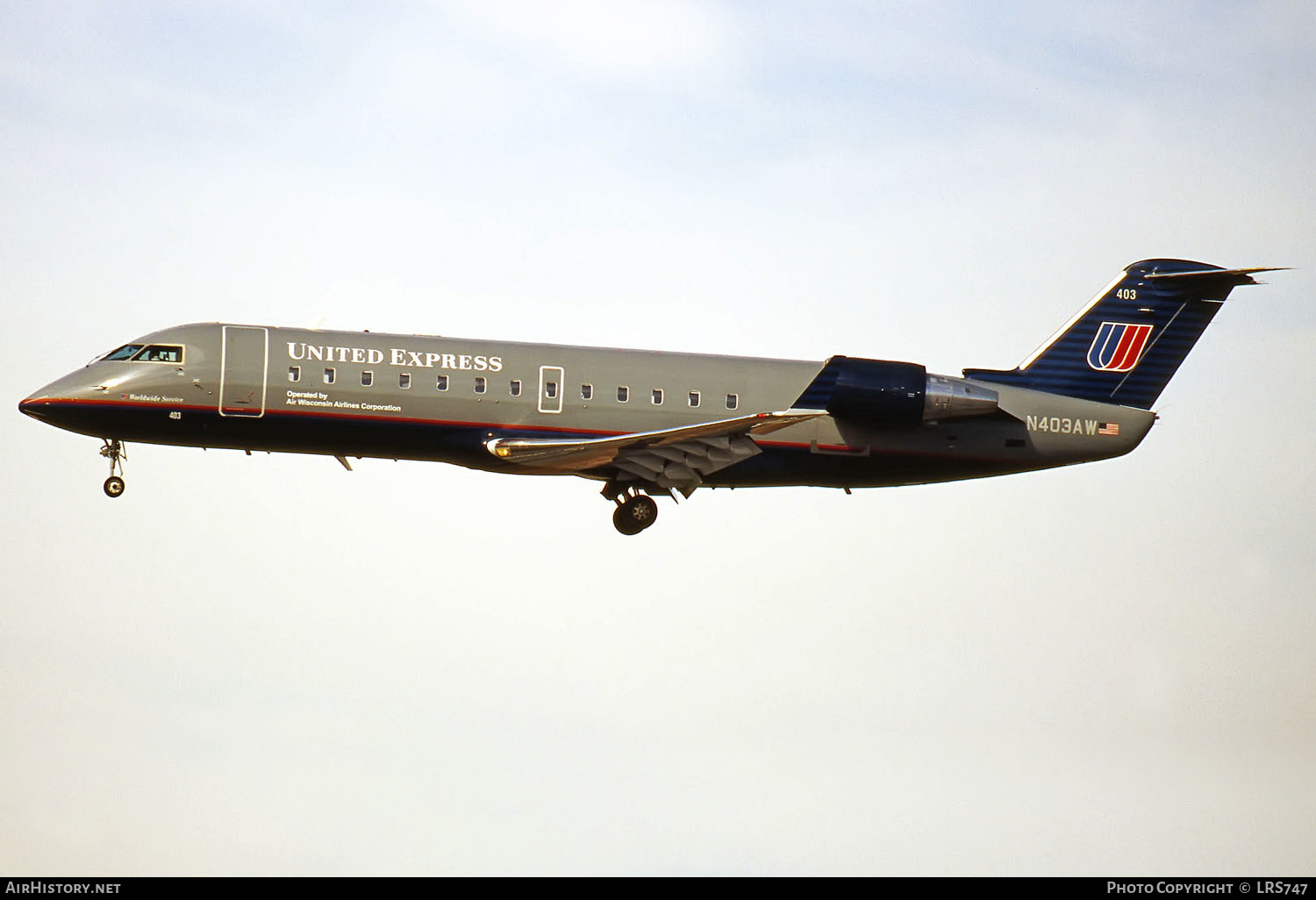 Aircraft Photo of N403AW | Bombardier CRJ-200LR (CL-600-2B19) | United Express | AirHistory.net #290521