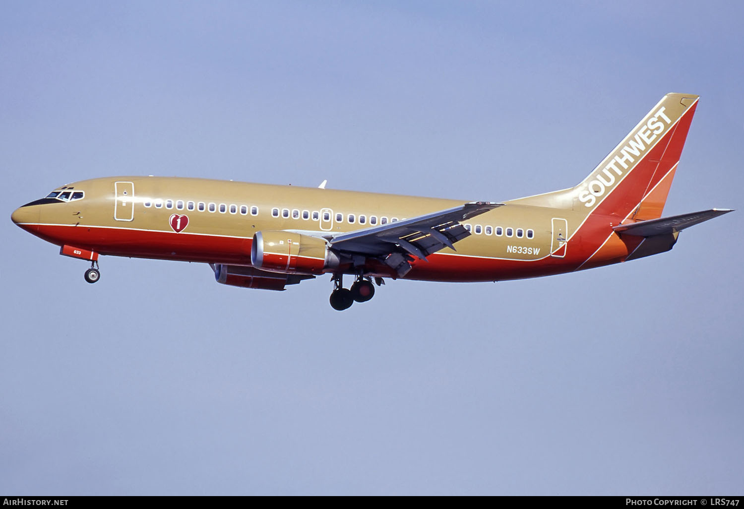 Aircraft Photo of N633SW | Boeing 737-3H4 | Southwest Airlines | AirHistory.net #290536