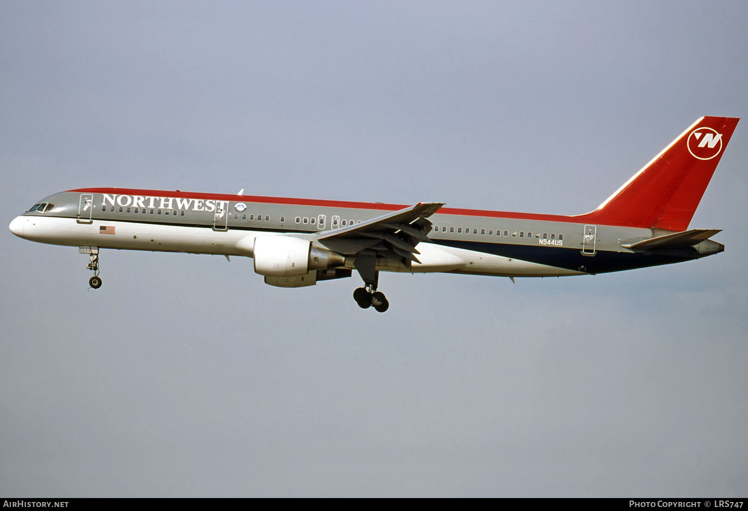 Aircraft Photo of N544US | Boeing 757-251 | Northwest Airlines | AirHistory.net #290559