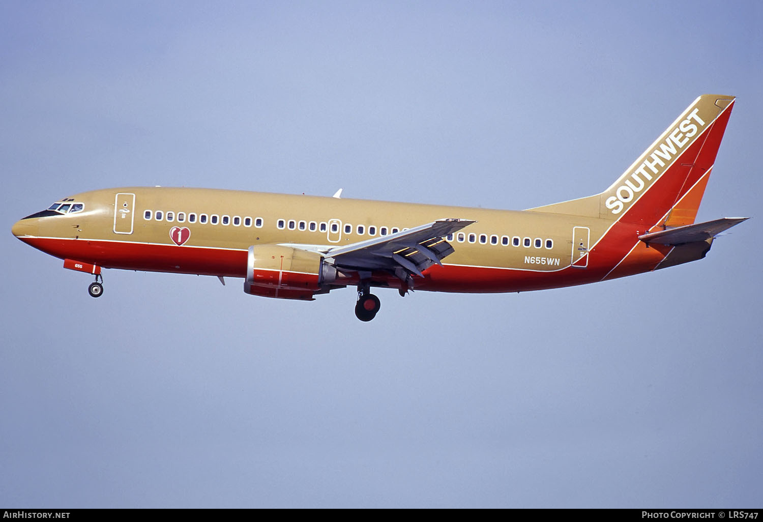 Aircraft Photo of N655WN | Boeing 737-3H4 | Southwest Airlines | AirHistory.net #290564