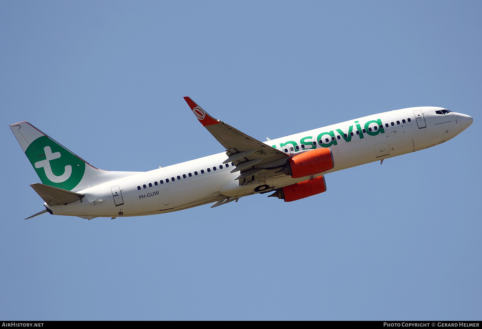 Aircraft Photo of PH-GUW | Boeing 737-8EH | Transavia | AirHistory.net #290574