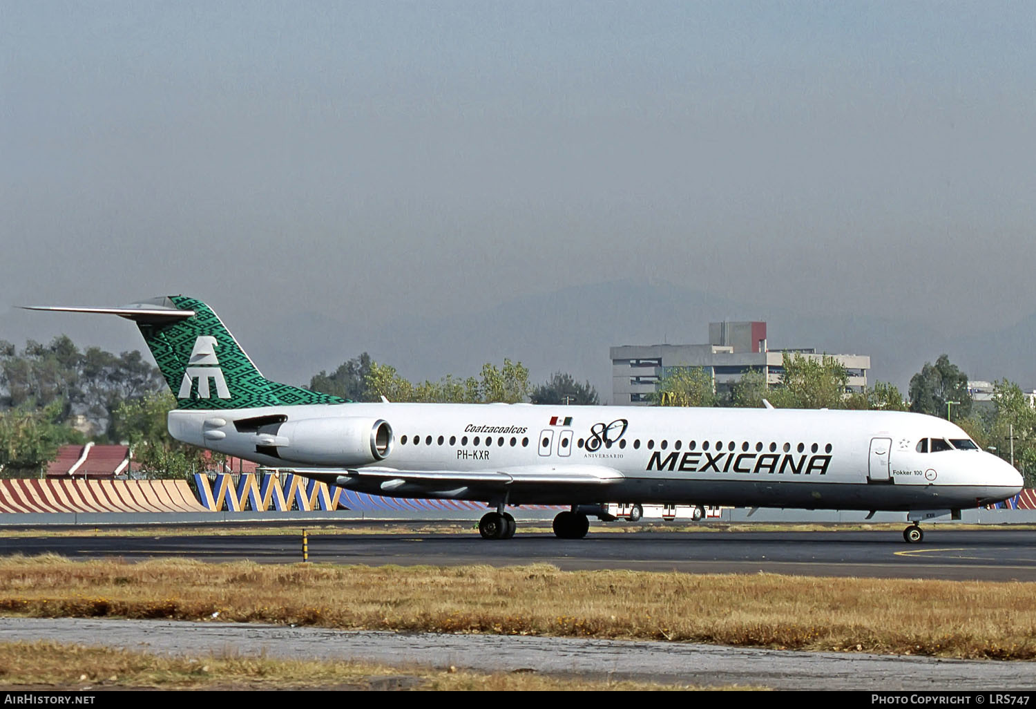 Aircraft Photo of PH-KXR | Fokker 100 (F28-0100) | Mexicana | AirHistory.net #290583