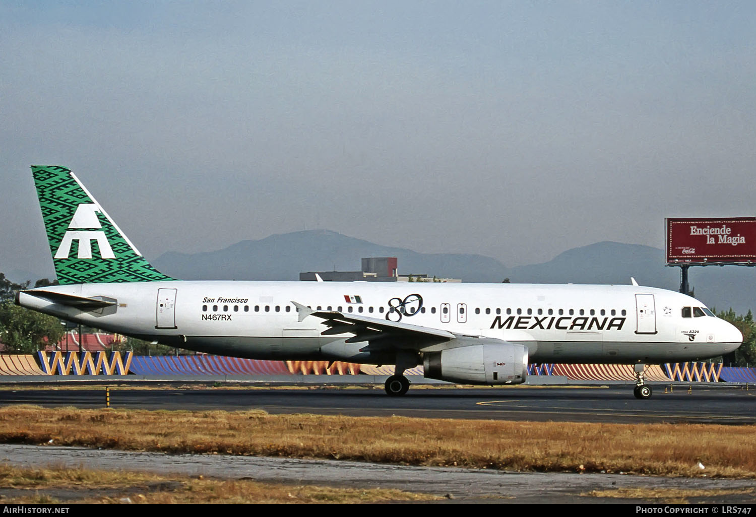 Aircraft Photo of N467RX | Airbus A320-231 | Mexicana | AirHistory.net #290590