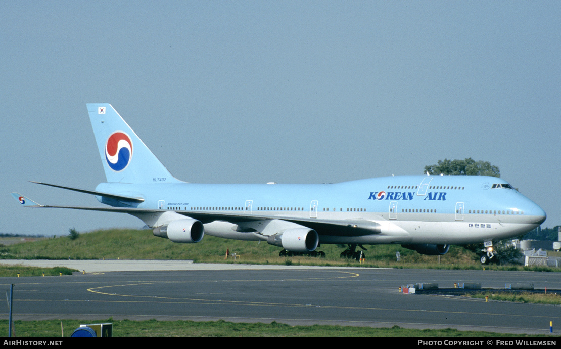 Aircraft Photo of HL7402 | Boeing 747-4B5 | Korean Air | AirHistory.net #290620