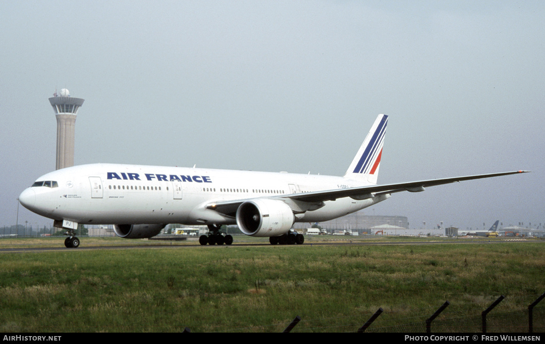 Aircraft Photo of F-GSPJ | Boeing 777-228/ER | Air France | AirHistory.net #290623