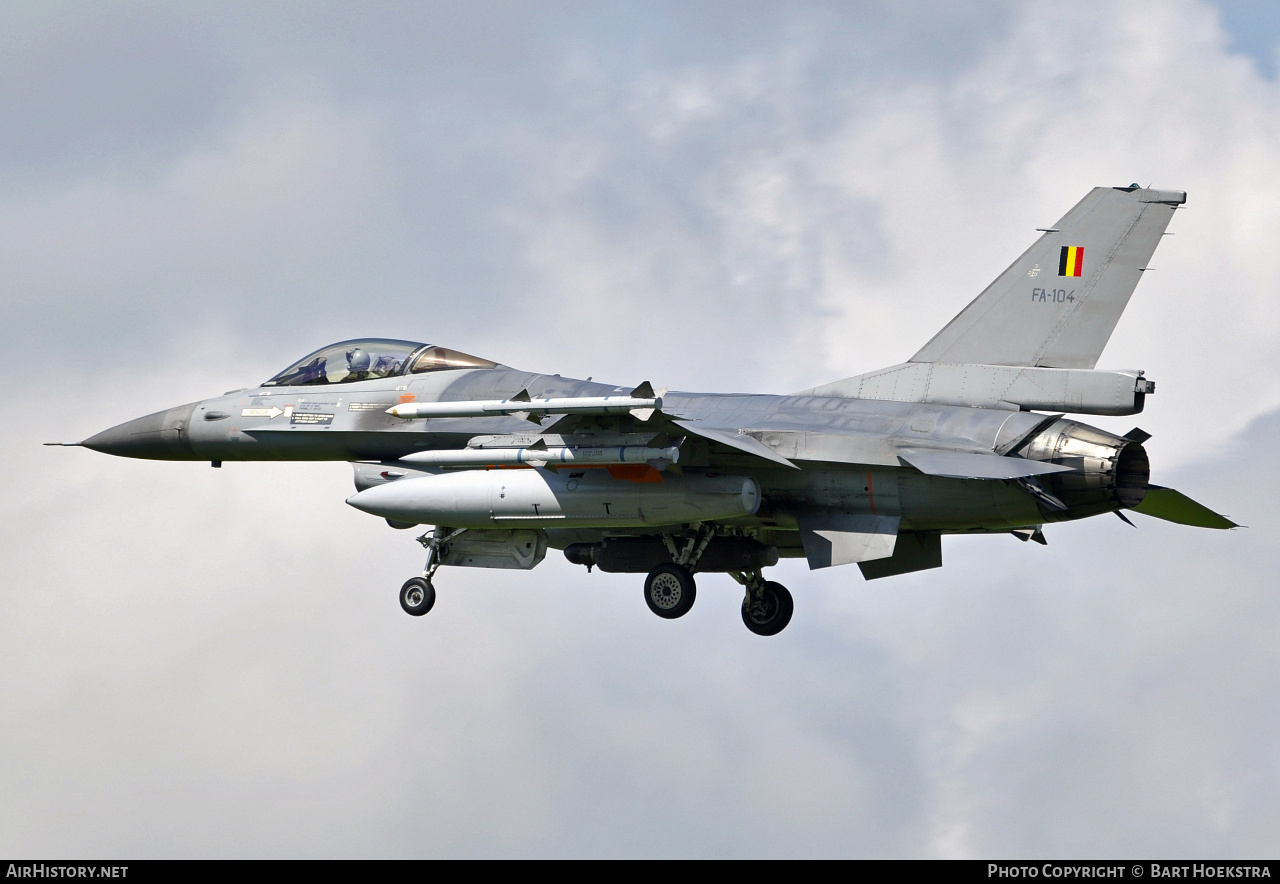Aircraft Photo of FA-104 | General Dynamics F-16AM Fighting Falcon | Belgium - Air Force | AirHistory.net #290625