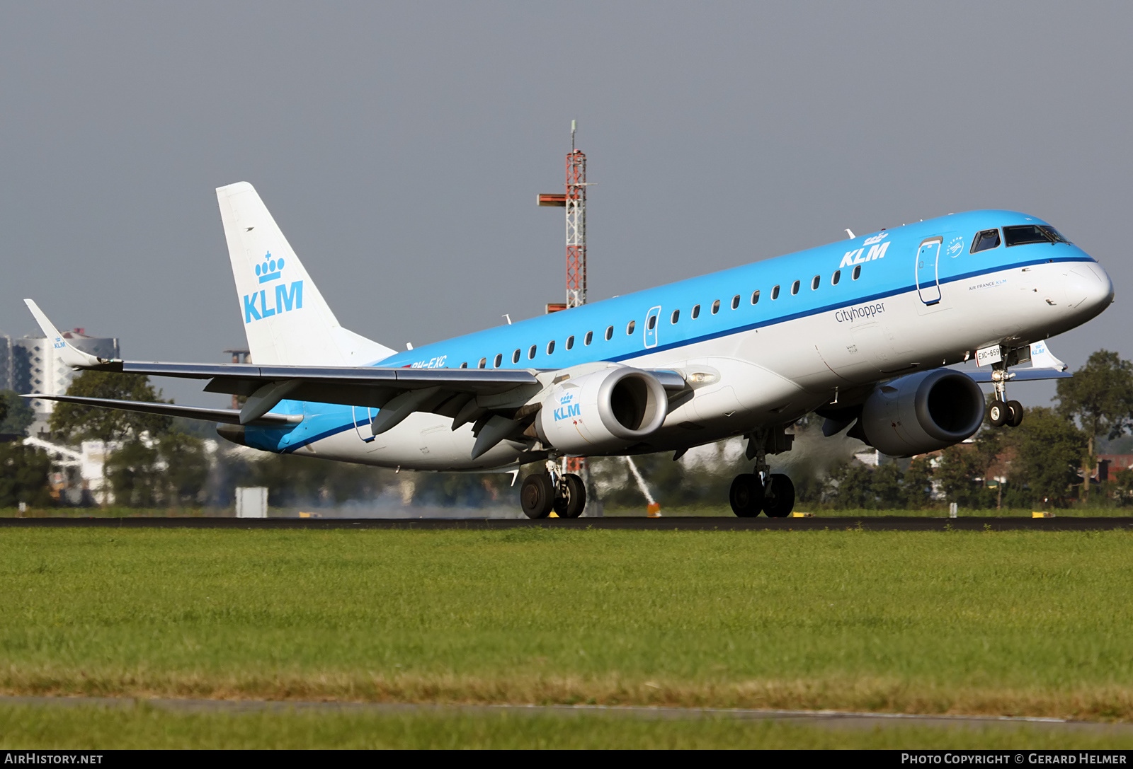 Aircraft Photo of PH-EXC | Embraer 190STD (ERJ-190-100STD) | KLM Cityhopper | AirHistory.net #290649