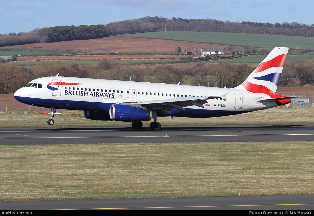 Aircraft Photo of G-MEDK | Airbus A320-232 | British Airways | AirHistory.net #290660