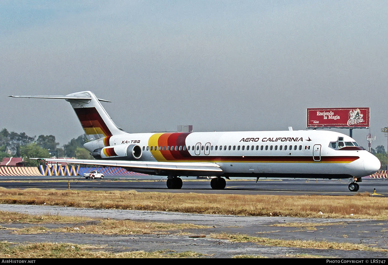 Aircraft Photo of XA-TBQ | McDonnell Douglas DC-9-32 | Aero California | AirHistory.net #290664