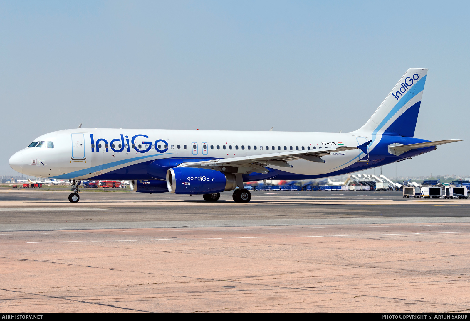 Aircraft Photo of VT-IGS | Airbus A320-232 | IndiGo | AirHistory.net #290674
