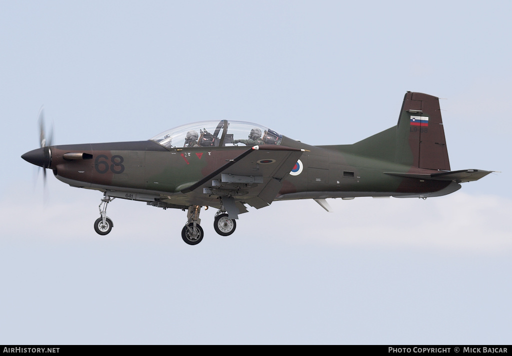 Aircraft Photo of L9-68 | Pilatus PC-9M Hudournik | Slovenia - Air Force | AirHistory.net #290691