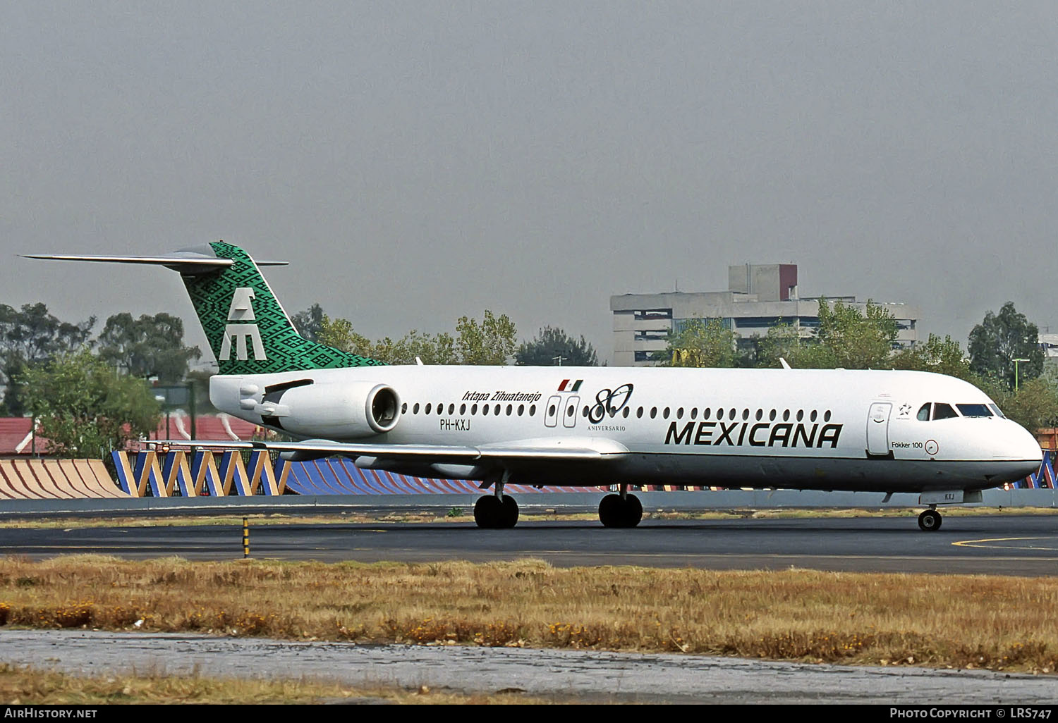Aircraft Photo of PH-KXJ | Fokker 100 (F28-0100) | Mexicana | AirHistory.net #290697