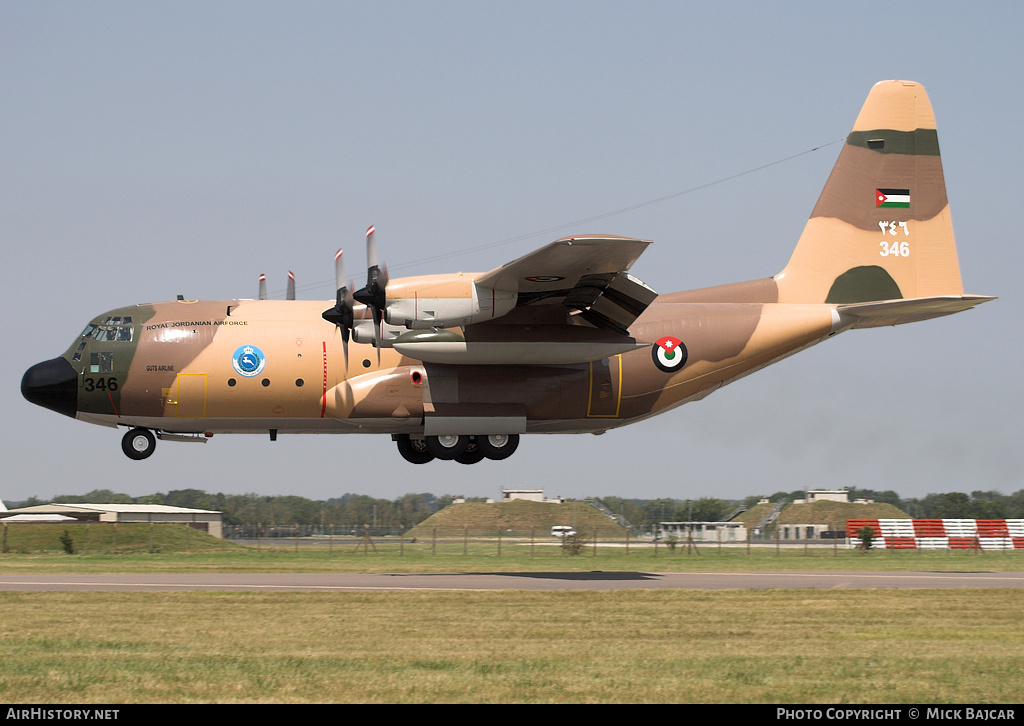 Aircraft Photo of 346 | Lockheed C-130H Hercules | Jordan - Air Force | AirHistory.net #290701