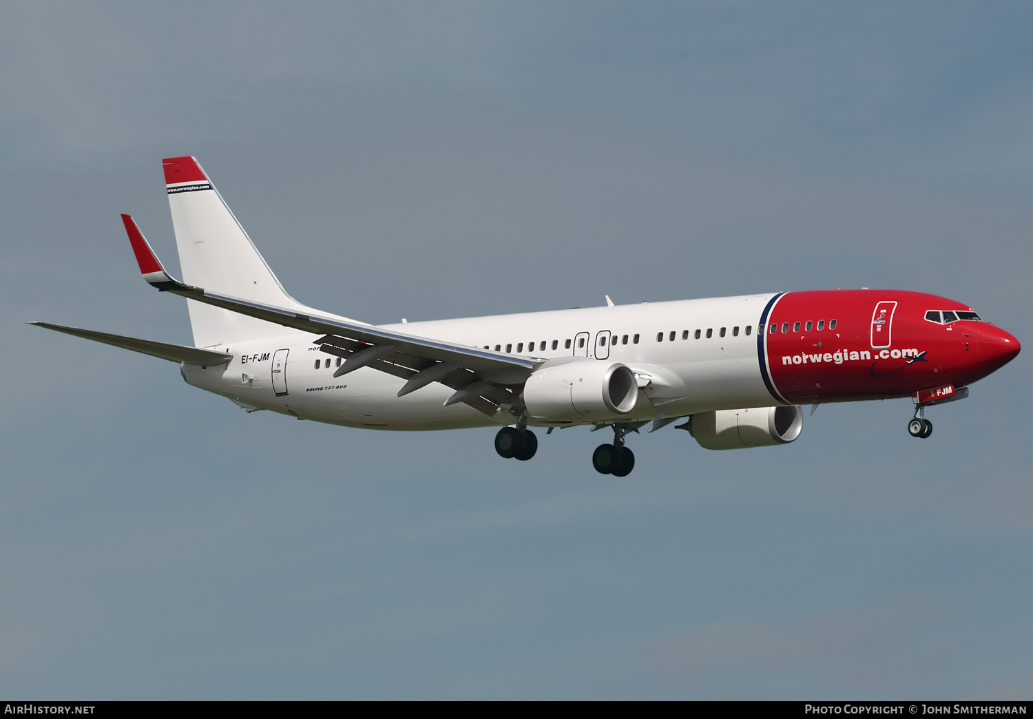 Aircraft Photo of EI-FJM | Boeing 737-8JP | Norwegian | AirHistory.net #290703