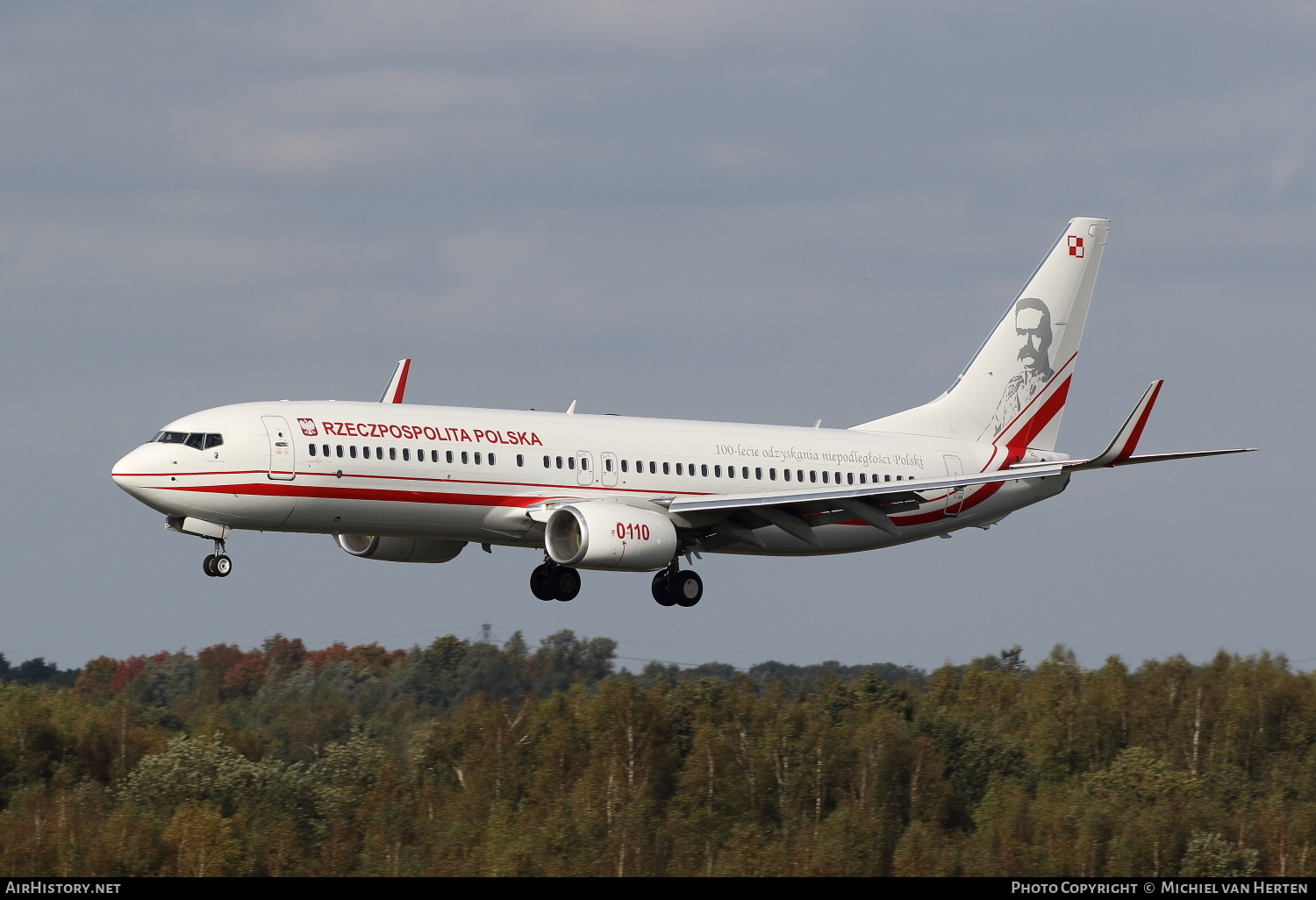Aircraft Photo of 0110 | Boeing 737-800 | Poland - Air Force | AirHistory.net #290712