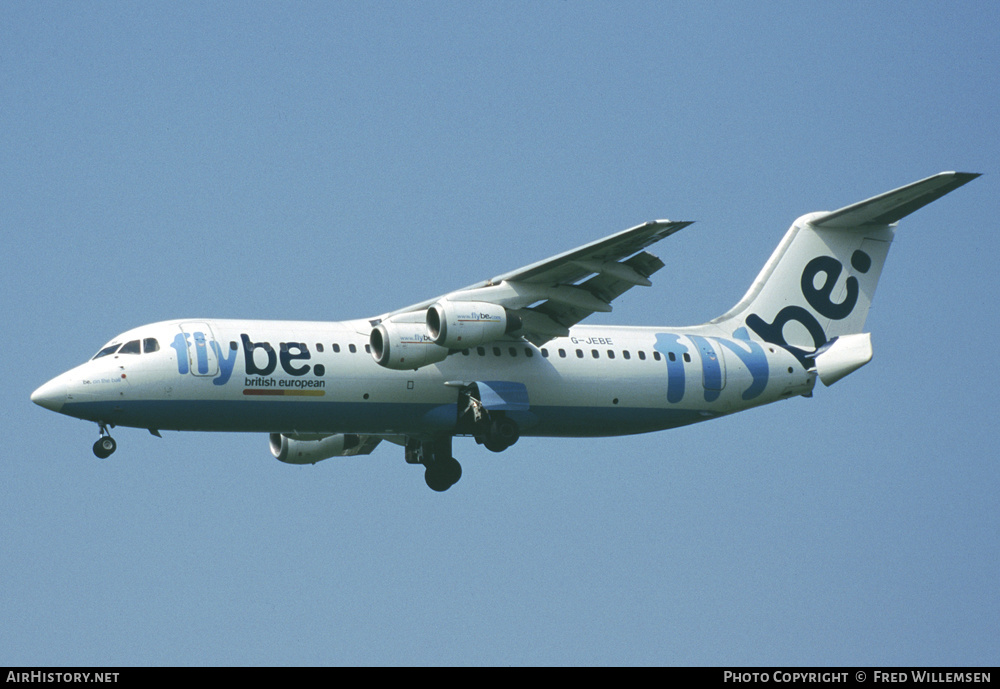 Aircraft Photo of G-JEBE | British Aerospace BAe-146-300 | Flybe - British European | AirHistory.net #290719