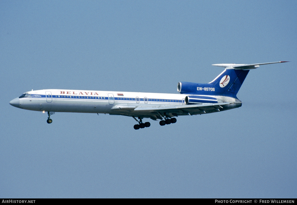 Aircraft Photo of EW-85706 | Tupolev Tu-154M | Belavia | AirHistory.net #290736