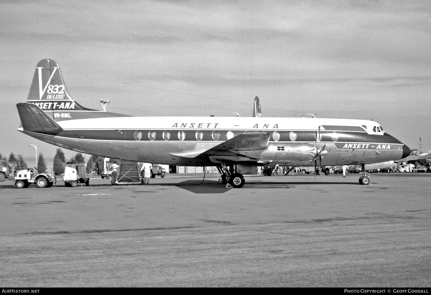 Aircraft Photo of VH-RML | Vickers 818 Viscount | Ansett - ANA | AirHistory.net #290775