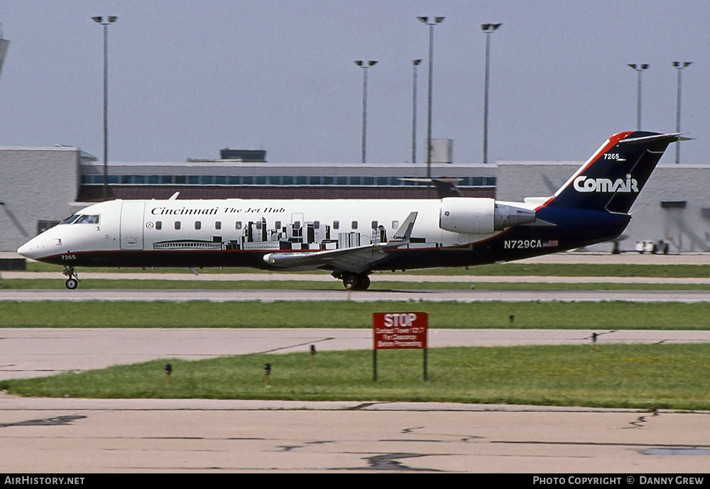 Aircraft Photo of N729CA | Bombardier CRJ-100ER (CL-600-2B19) | Comair | AirHistory.net #290786