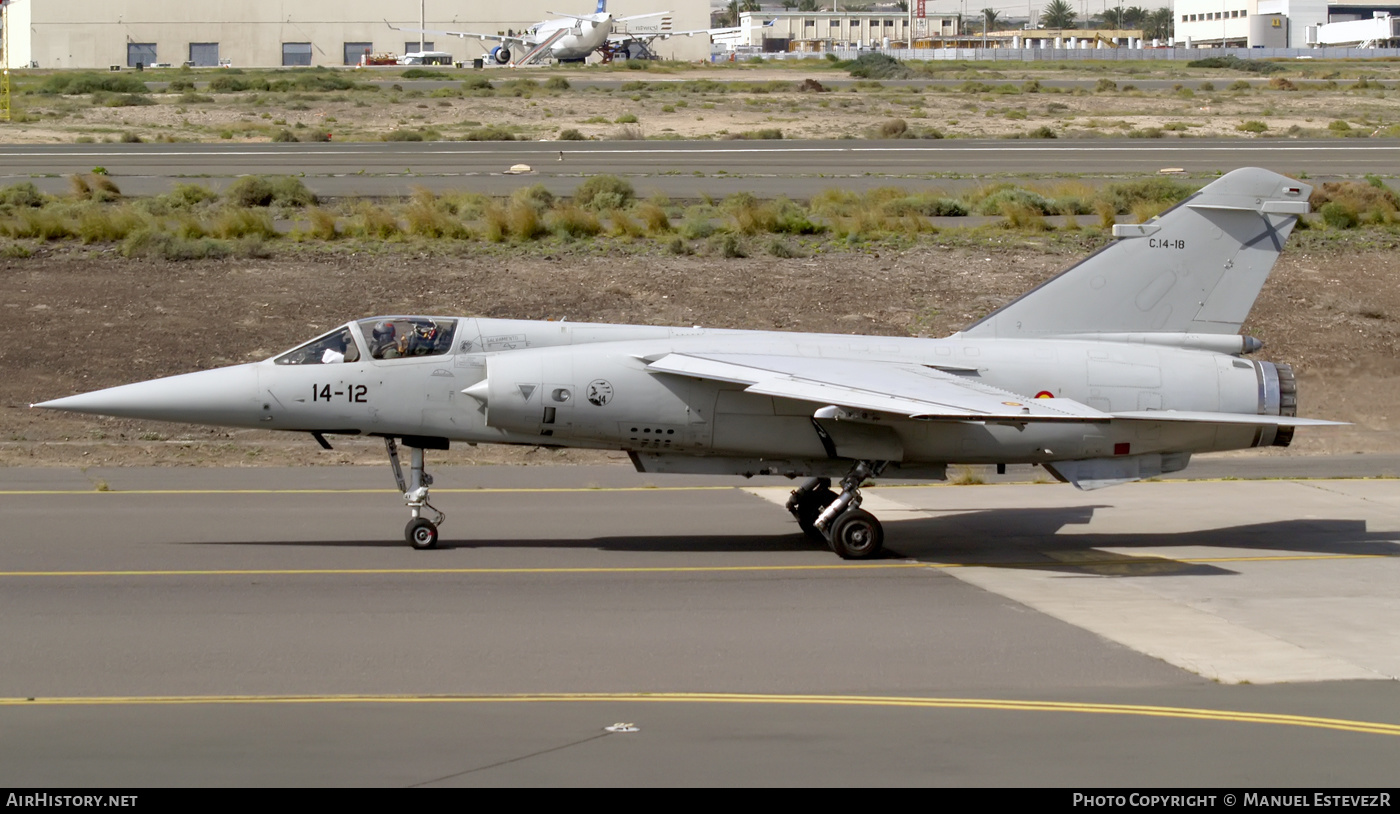 Aircraft Photo of C14-18 | Dassault Mirage F1M | Spain - Air Force | AirHistory.net #290793