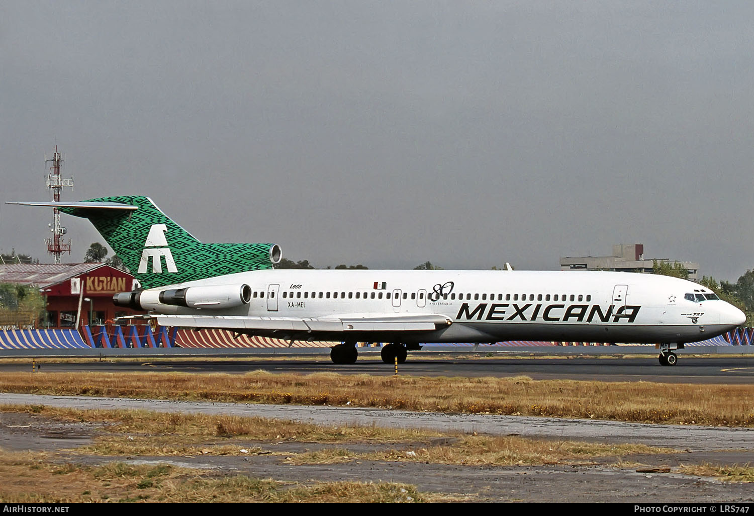 Aircraft Photo of XA-MEI | Boeing 727-264/Adv | Mexicana | AirHistory.net #290828