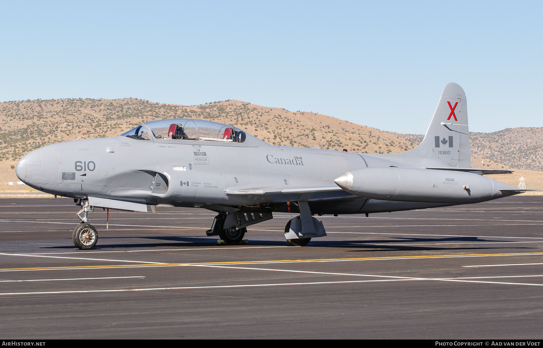 Aircraft Photo of N133DV / 133610 | Canadair CT-133 Silver Star 3 | Canada - Air Force | AirHistory.net #290832