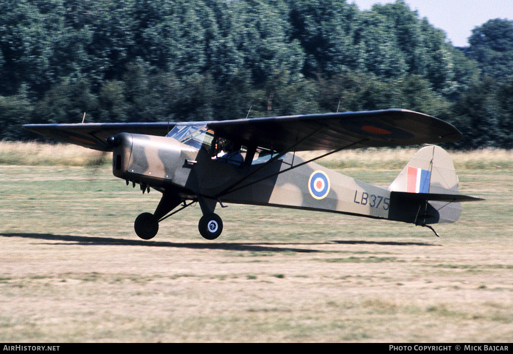 Aircraft Photo of G-AHGW / LB375 | Taylorcraft D/1 Auster Mk1 | UK - Air Force | AirHistory.net #290860