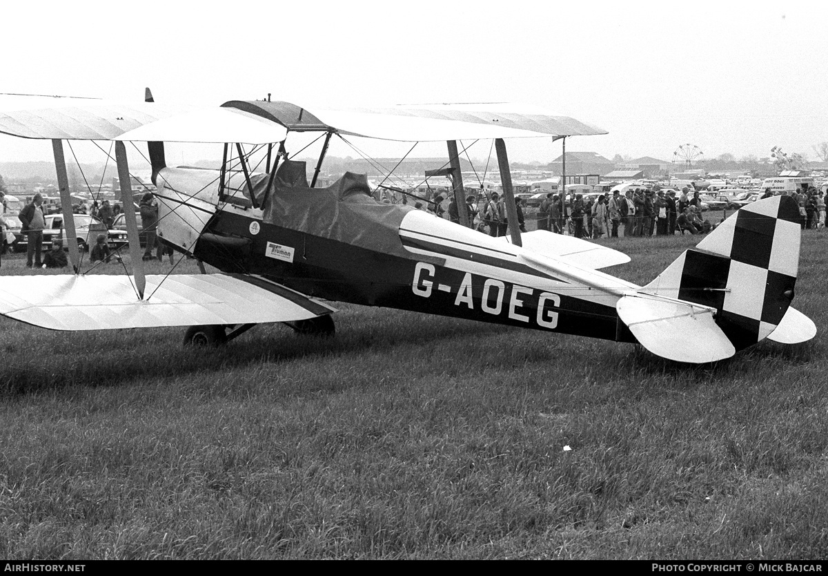 Aircraft Photo of G-AOEG | De Havilland D.H. 82A Tiger Moth II | AirHistory.net #290861