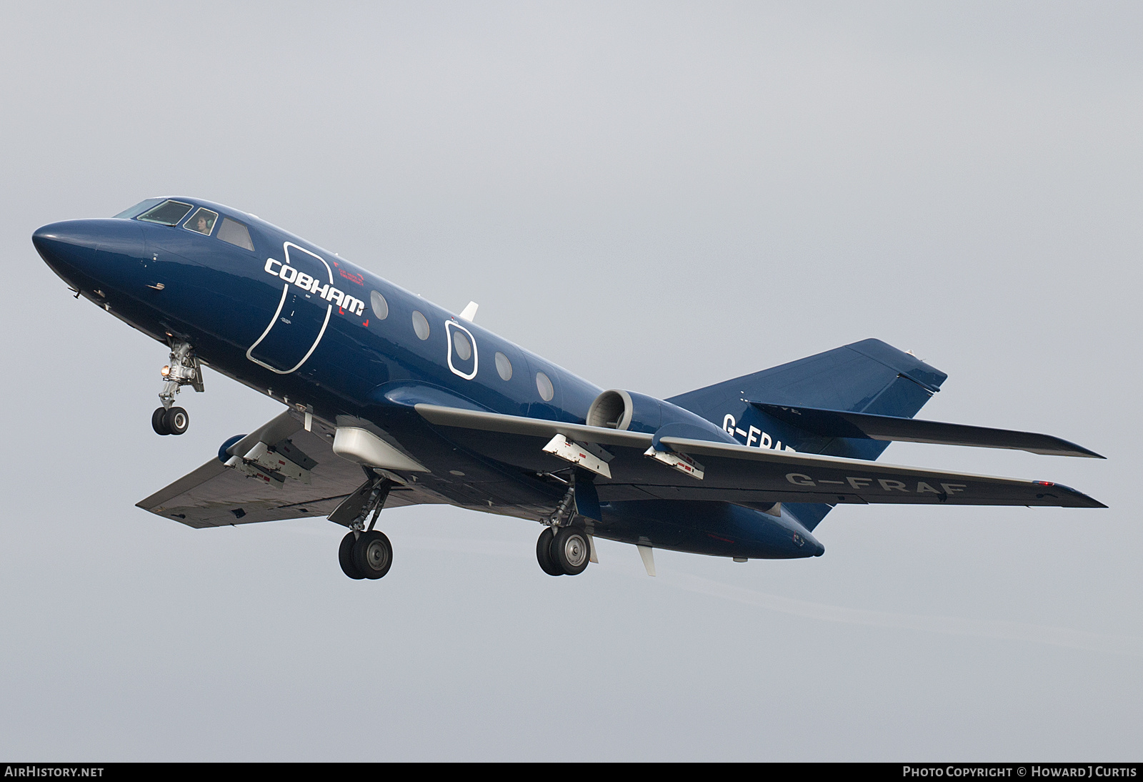 Aircraft Photo of G-FRAF | Dassault Falcon 20E | Cobham Aviation Services | AirHistory.net #290899
