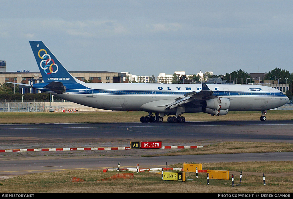 Aircraft Photo of SX-DFA | Airbus A340-313 | Olympic | AirHistory.net #290904