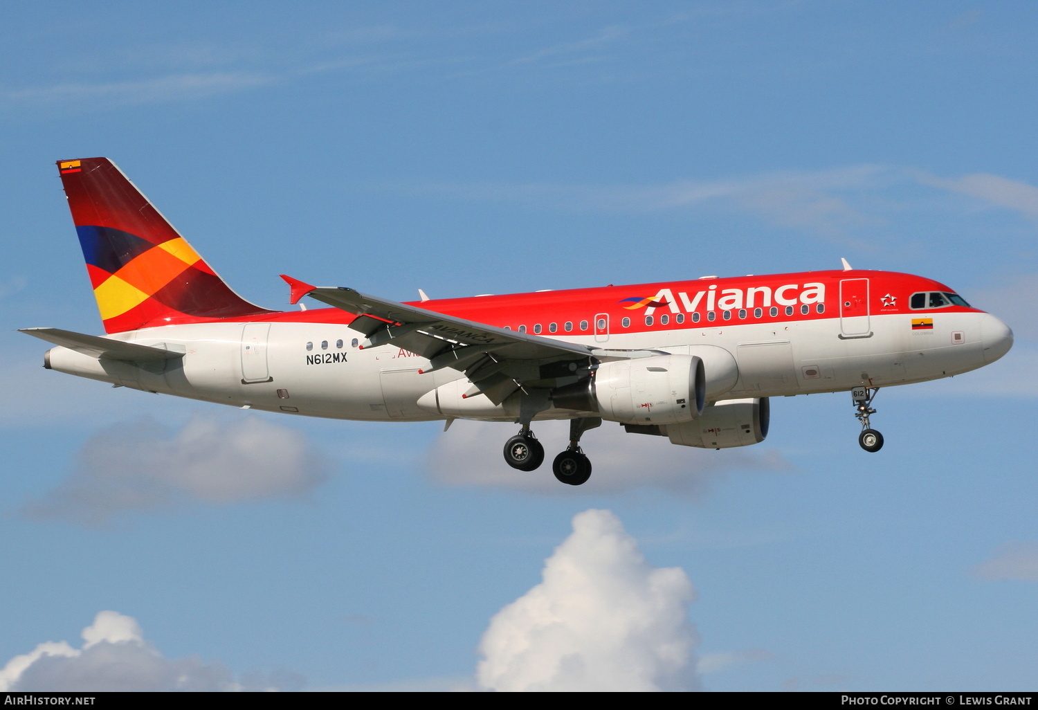 Aircraft Photo of N612MX | Airbus A319-112 | Avianca | AirHistory.net #290939