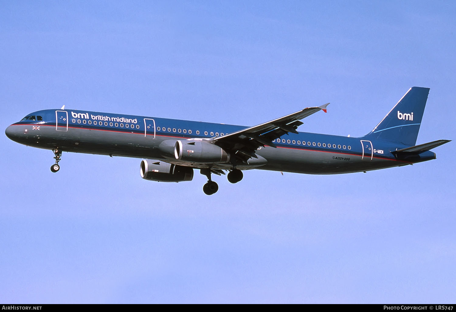 Aircraft Photo of G-MIDI | Airbus A321-231 | BMI - British Midland International | AirHistory.net #291012