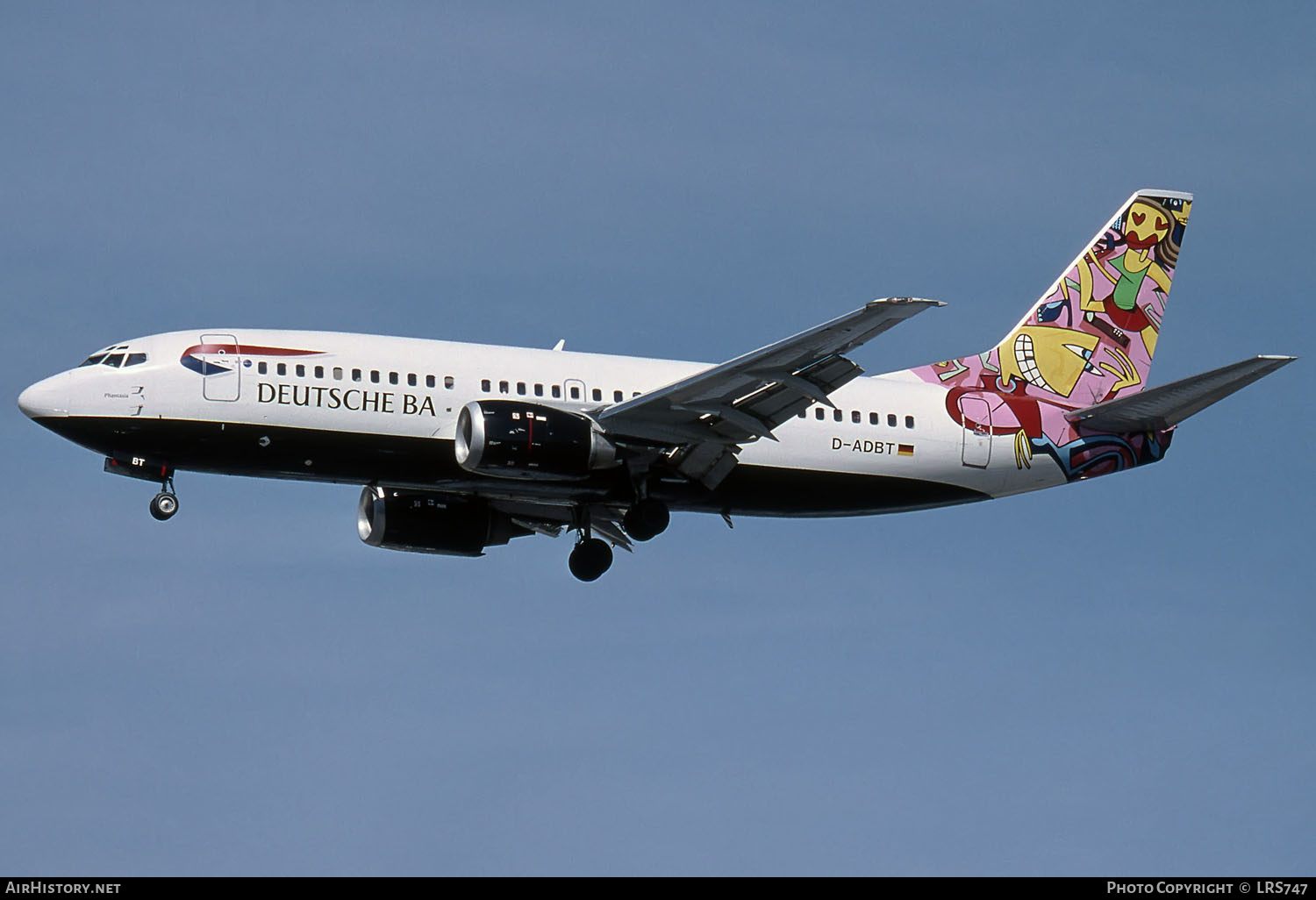 Aircraft Photo of D-ADBT | Boeing 737-31S | Deutsche BA | AirHistory.net #291014