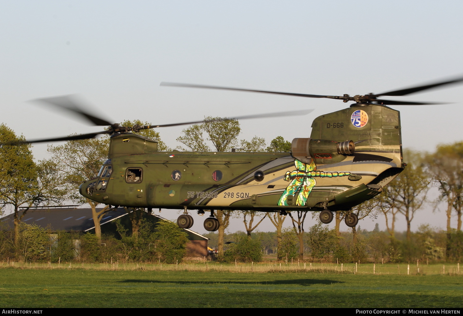 Aircraft Photo of D-666 | Boeing CH-47D Chinook (414) | Netherlands - Air Force | AirHistory.net #291023