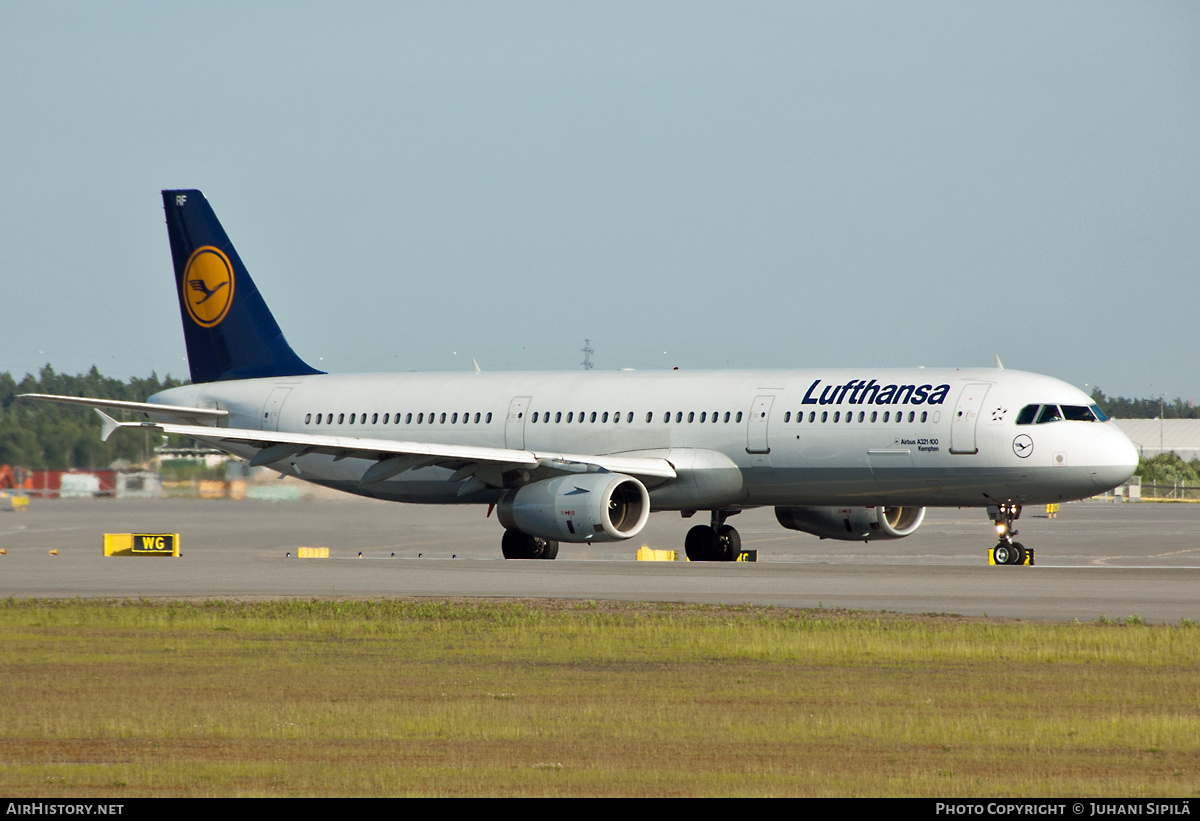Aircraft Photo of D-AIRF | Airbus A321-131 | Lufthansa | AirHistory.net #291034