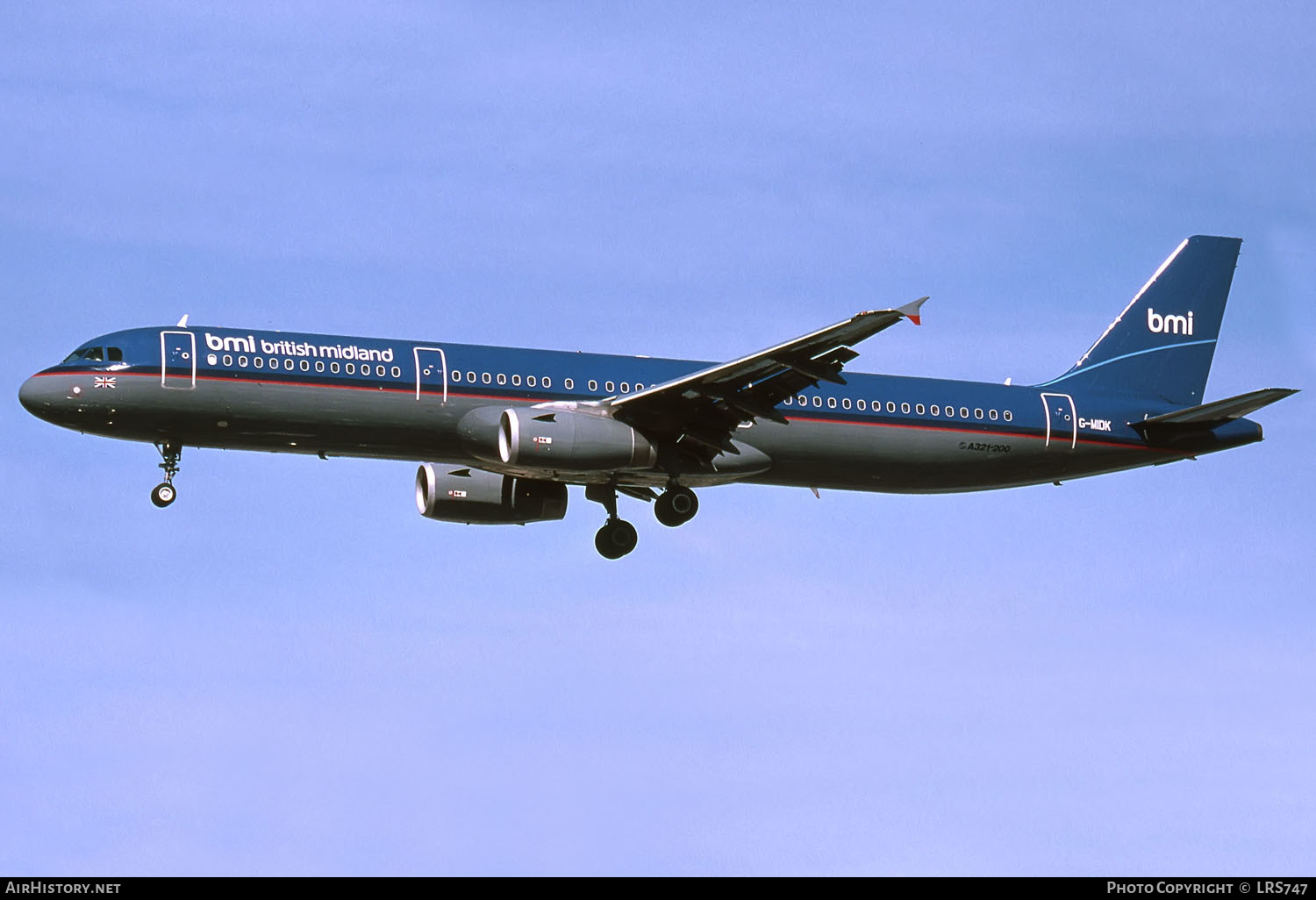 Aircraft Photo of G-MIDK | Airbus A321-231 | BMI - British Midland International | AirHistory.net #291040