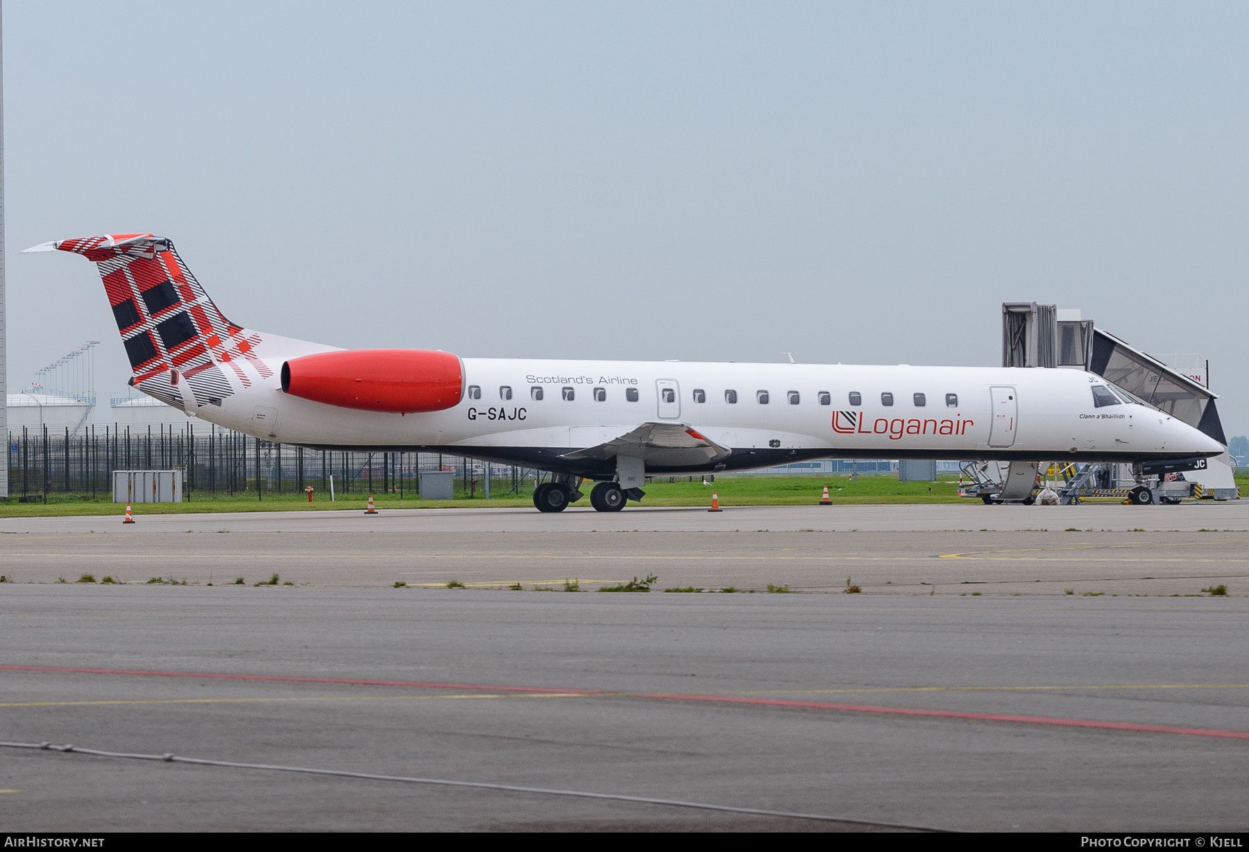 Aircraft Photo of G-SAJC | Embraer ERJ-145EP (EMB-145EP) | Loganair | AirHistory.net #291056
