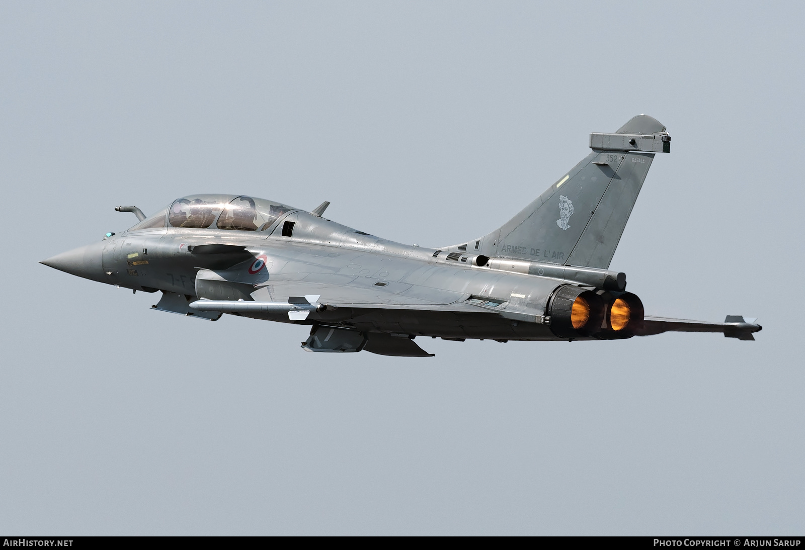 Aircraft Photo of 352 | Dassault Rafale B | France - Air Force | AirHistory.net #291089