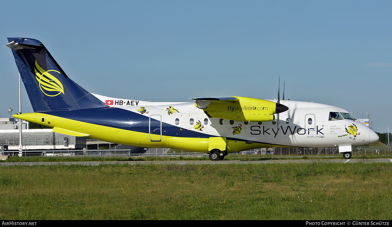 Aircraft Photo of HB-AEV | Dornier 328-110 | SkyWork Airlines | AirHistory.net #291098
