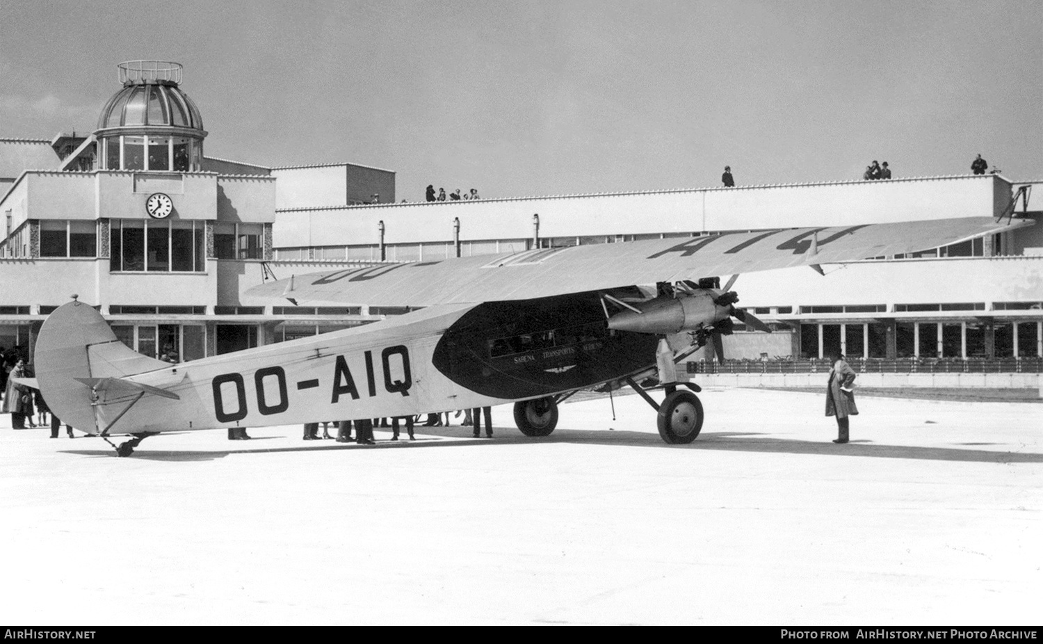 Aircraft Photo of OO-AIQ | Fokker F.VIIb-3m | Sabena | AirHistory.net #291107