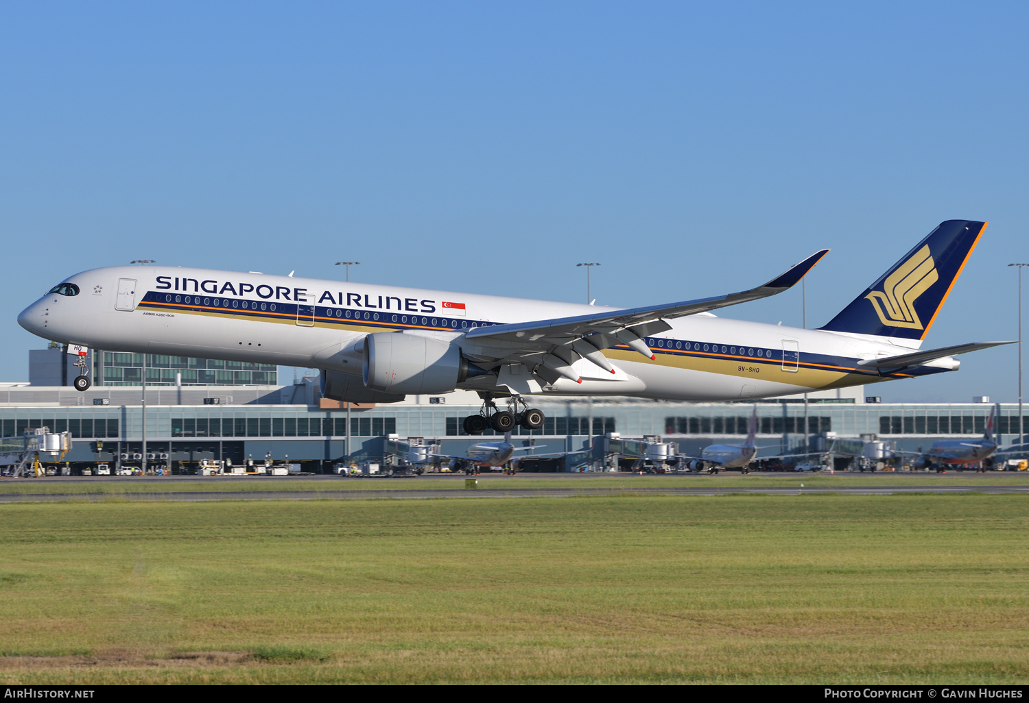 Aircraft Photo of 9V-SHO | Airbus A350-941 | Singapore Airlines | AirHistory.net #291115