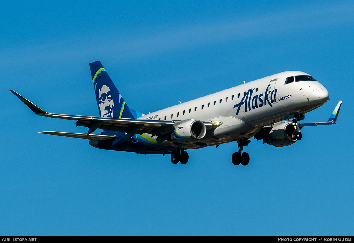 Aircraft Photo of N627QX | Embraer 175LR (ERJ-170-200LR) | Alaska Airlines | AirHistory.net #291217
