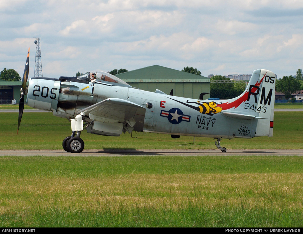 Aircraft Photo of F-AZDP / 124143 | Douglas A-1D Skyraider (AD-4N) | USA - Navy | AirHistory.net #291221