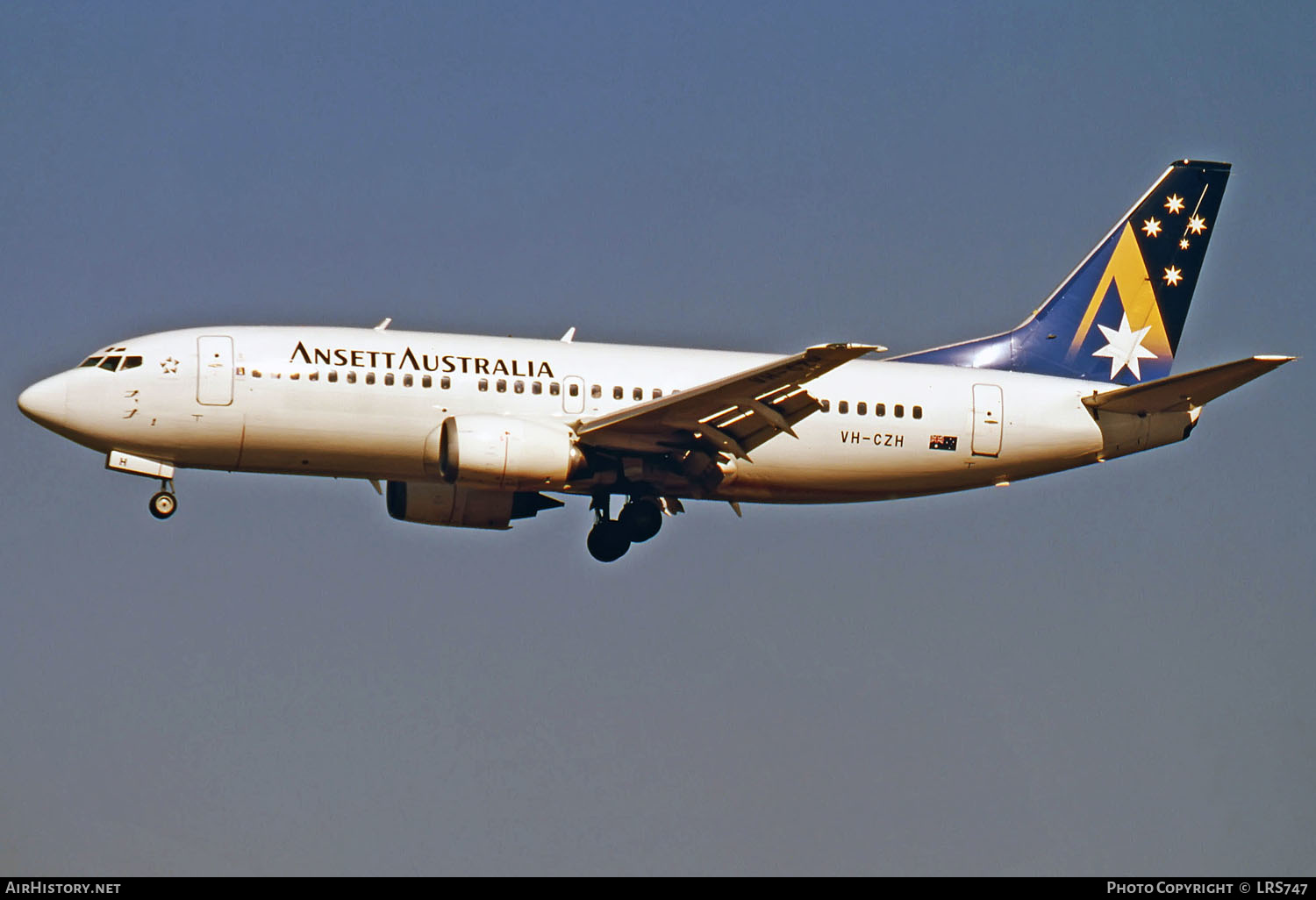 Aircraft Photo of VH-CZH | Boeing 737-377 | Ansett Australia | AirHistory.net #291238