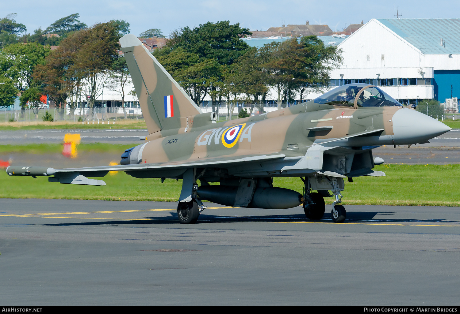 Aircraft Photo of ZK349 | Eurofighter EF-2000 Typhoon FGR4 | UK - Air Force | AirHistory.net #291261