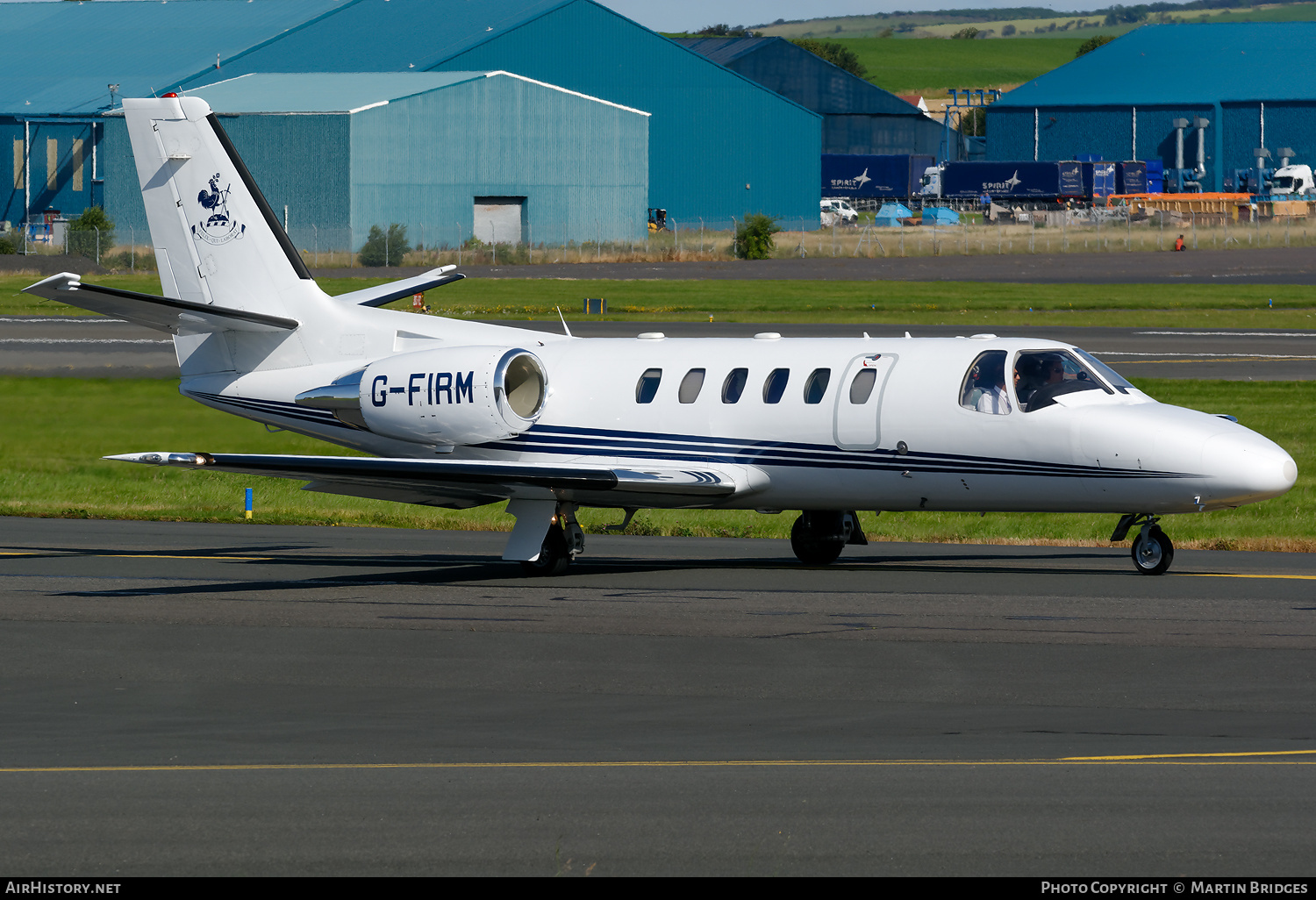 Aircraft Photo of G-FIRM | Cessna 550 Citation Bravo | Marshall of Cambridge | AirHistory.net #291279